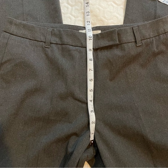 Talbots Charcoal Gray Cotton Blend Pants Slacks Women’s 10 Business Casual Light - Picture 9 of 10